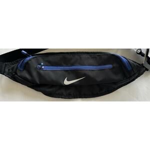 Nike Running Waistpack Bag 88659 Fanny Pack Graphite Black Blue Unisex NEW